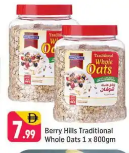 Shaklan BERRY HILLS Oats offer
