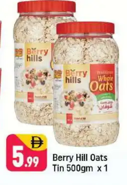 Shaklan BERRY HILLS Oats offer