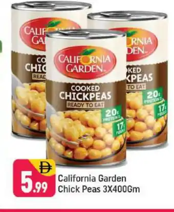 Shaklan CALIFORNIA GARDEN Chick Peas offer