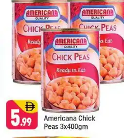 Shaklan AMERICANA Chick Peas offer