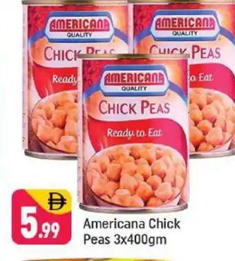 Shaklan AMERICANA Chick Peas offer