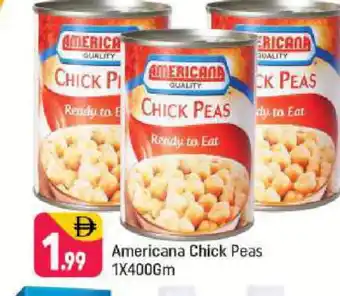 Shaklan AMERICANA Chick Peas offer