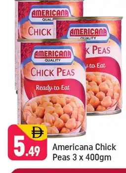 Shaklan AMERICANA Chick Peas offer