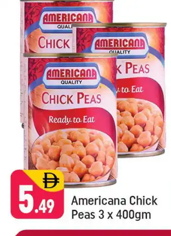 Shaklan AMERICANA Chick Peas offer