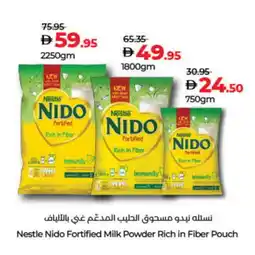 Lulu Hypermarket NIDO Milk Powder offer
