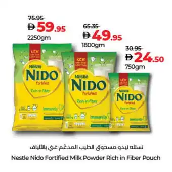 Lulu Hypermarket NIDO Milk Powder offer