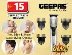 Grand Hyper Market GEEPAS Remover / Trimmer / Shaver offer