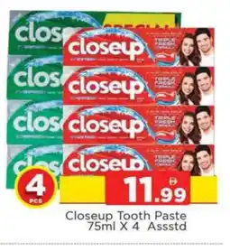 Al Madina CLOSE UP Toothpaste offer