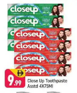 Shaklan CLOSE UP Toothpaste offer