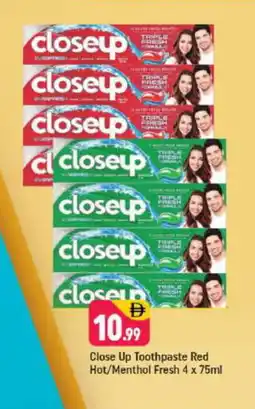 Shaklan CLOSE UP Toothpaste offer
