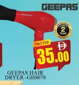 Al Madina GEEPAS Hair Appliances offer