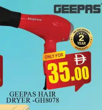 Al Madina GEEPAS Hair Appliances offer