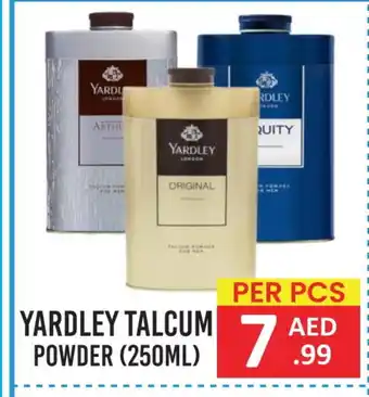 Day Star Department Store YARDLEY Talcum Powder offer