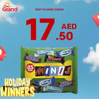 Grand Mall Sharjah Best of minis offer