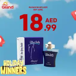 Grand Mall Sharjah Rasasi blue lady edt offer