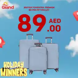 Grand Mall Sharjah British tourister premium BR-PRS PP trolley offer