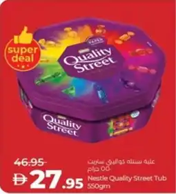 Lulu Hypermarket Nestle Quality Street Tub offer