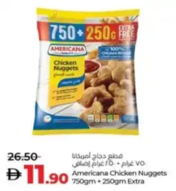 Lulu Hypermarket Americana Chicken Nuggets offer
