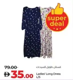 Lulu Hypermarket Ladies' Long Dress L/S offer