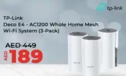 Lulu Hypermarket TP-Link Deco E4 - AC1200 Whole Home Mesh Wi-Fi System offer