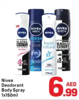 Day To Day Nivea Deodorant Body Spray offer