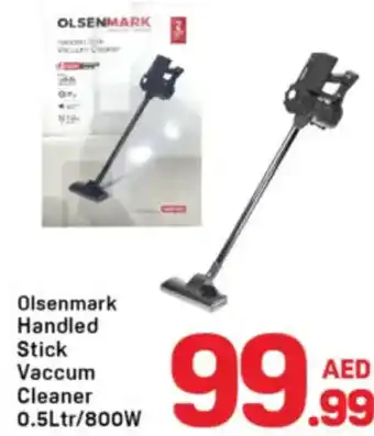 Day To Day Olsenmark Handled Stick Vaccum Cleaner 0.5Ltr/800W offer