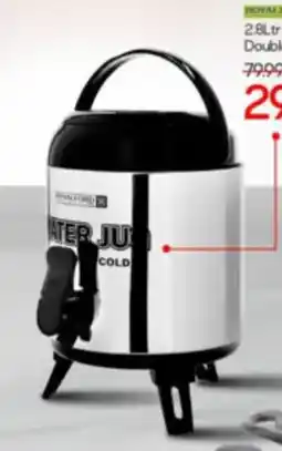 Mark & Save Rovalford 2.8ltr stainless stool double wall thermos offer