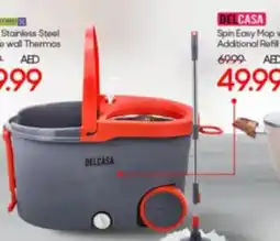 Mark & Save Delcasa spin easy mop with additional refill offer