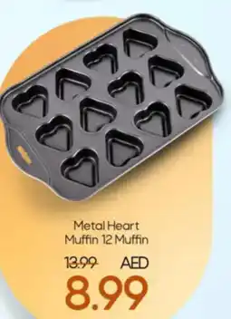 Mark & Save Metal Heart Muffin 12 Muffin offer