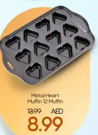 Mark & Save Metal Heart Muffin 12 Muffin offer