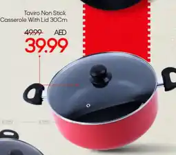 Mark & Save Taviro Non Stick Casserole With Lid 30Cm offer