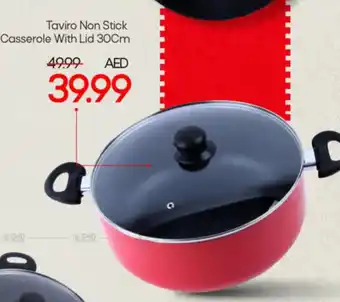 Mark & Save Taviro Non Stick Casserole With Lid 30Cm offer
