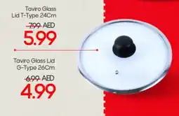 Mark & Save Taviro Glass Lid G-Type 26Cm offer