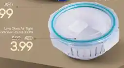 Mark & Save Lyra Glass Air Tight Container Round 330ml offer