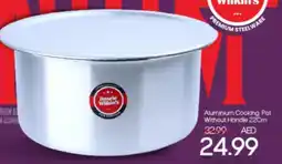 Mark & Save Aluminium Cooking Pot Without Handle 22Cm offer