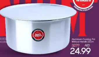 Mark & Save Aluminium Cooking Pot Without Handle 22Cm offer