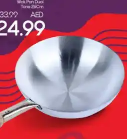 Mark & Save Wok Pan Dual Tone 26cm offer