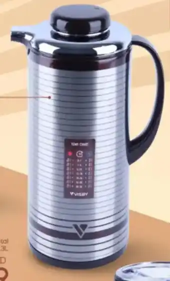 Mark & Save Visby Stainless Metal Vaccum Flask 1.3L offer