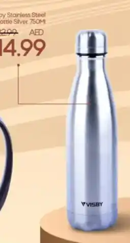 Mark & Save Visby Stainless Steel Cola Bottle Silver 750ml offer