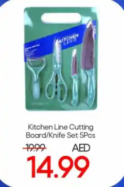 Mark & Save Kitchen Line Cutting Board/Knife Set 5Pcs offer
