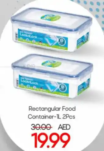 Mark & Save Rectangular Food Container-1L 2Pcs offer