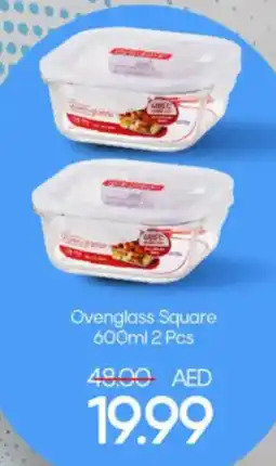 Mark & Save Ovenglass Square 600ml 2 Pcs offer