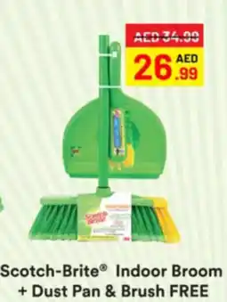 Mark & Save Scotch-Brite Indoor Broom + Dust Pan & Brush FREE offer