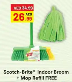 Mark & Save Scotch-Brite Indoor Broom + Mop Refill FREE offer