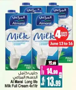 Ansar Mall Al Marai Long life Milk Full Cream offer