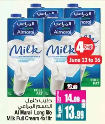 Ansar Mall Al Marai Long life Milk Full Cream offer