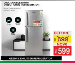 Mango Hypermarket LLC GEEPAS Refrigerator offer