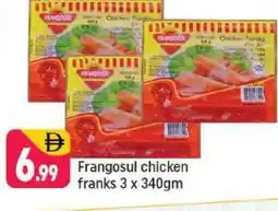 Shaklan FRANGOSUL Chicken Franks offer