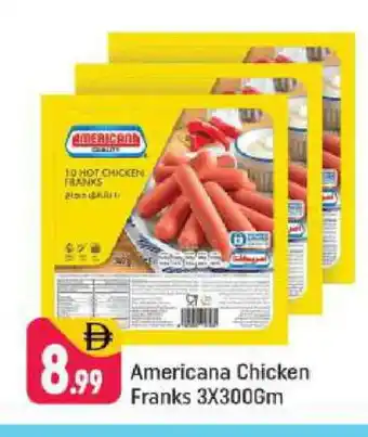 Shaklan AMERICANA Chicken Franks offer