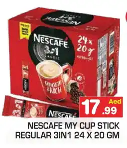 Baniyas Spike Hypermarket NESCAFE Coffee 3in1 offer